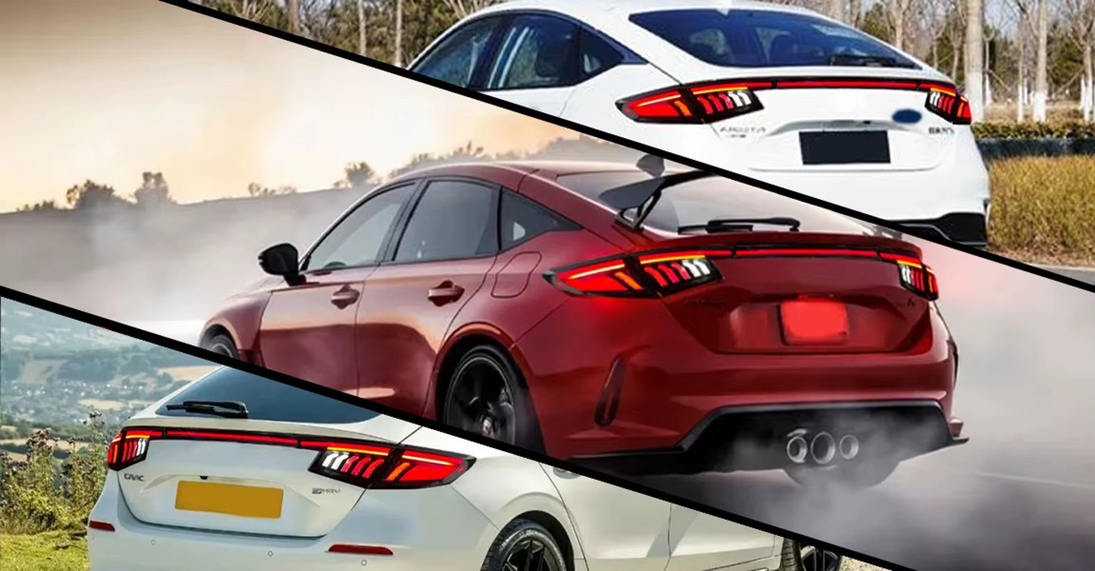 LED Tail Lights Assembly for 2022-2025 Civic Hatchback Type-R FL1 FL2 FL4 FL5 11Th Gen Civic Sequential Signal Taillight