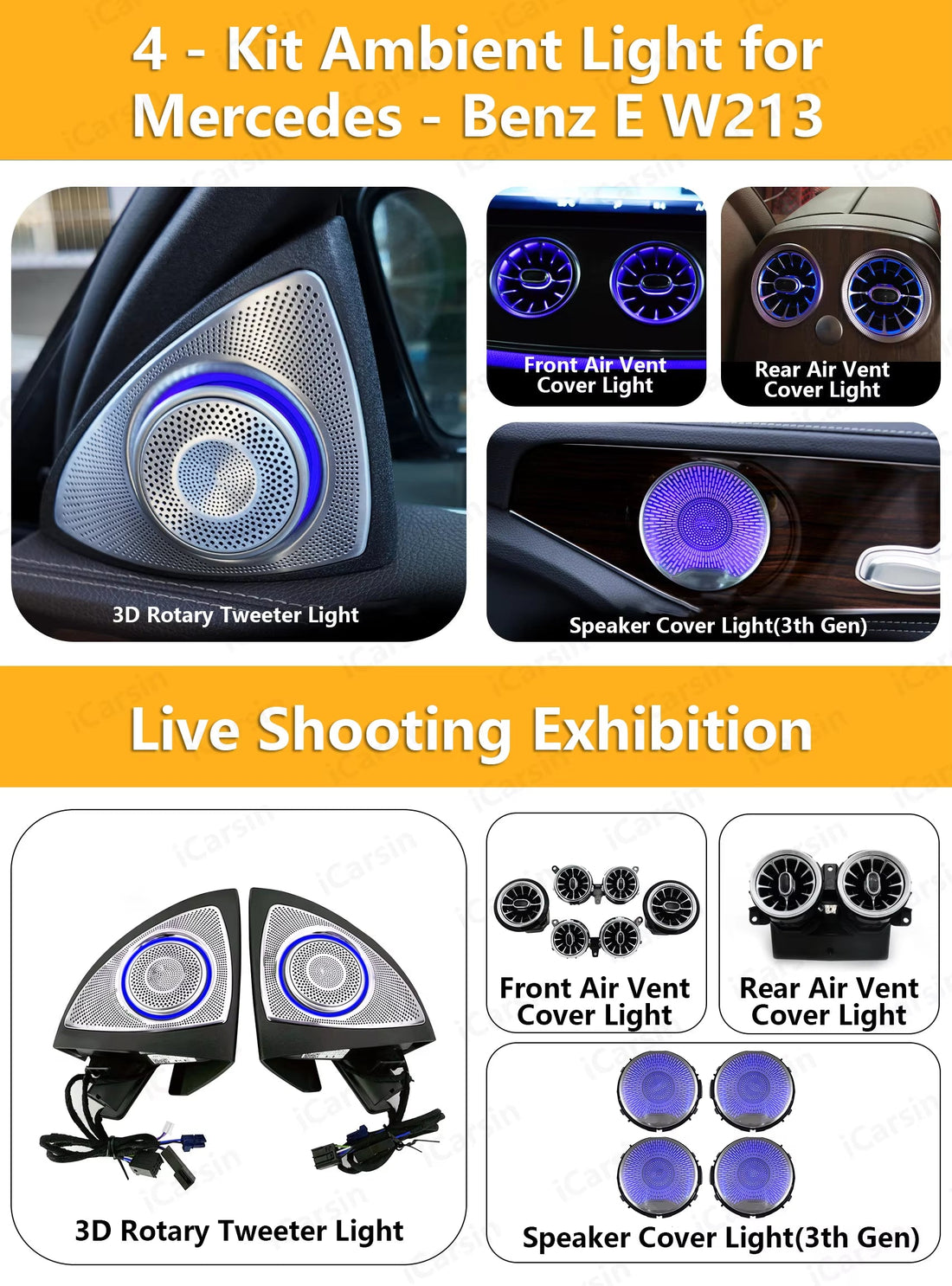 W213 Light for Mercedes Benz E-Class 2016 - 2022 Accessories LED