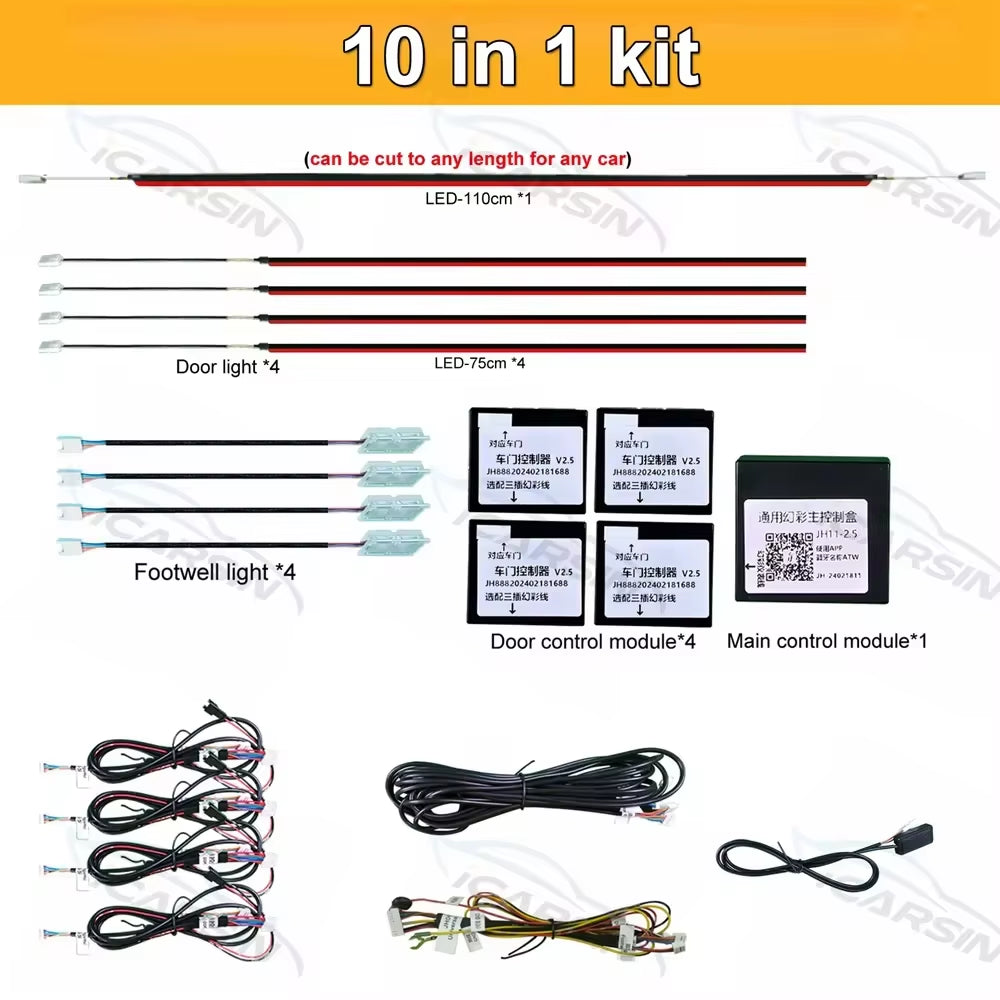 LED Ambient Lighting Universal Accessories RGB