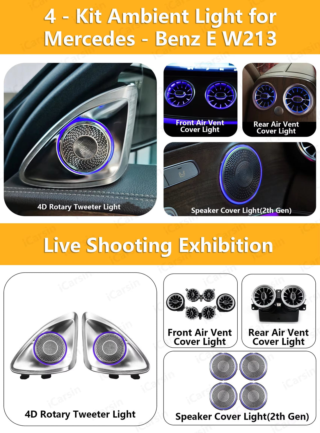 W213 Light for Mercedes Benz E-Class 2016 - 2022 Accessories LED