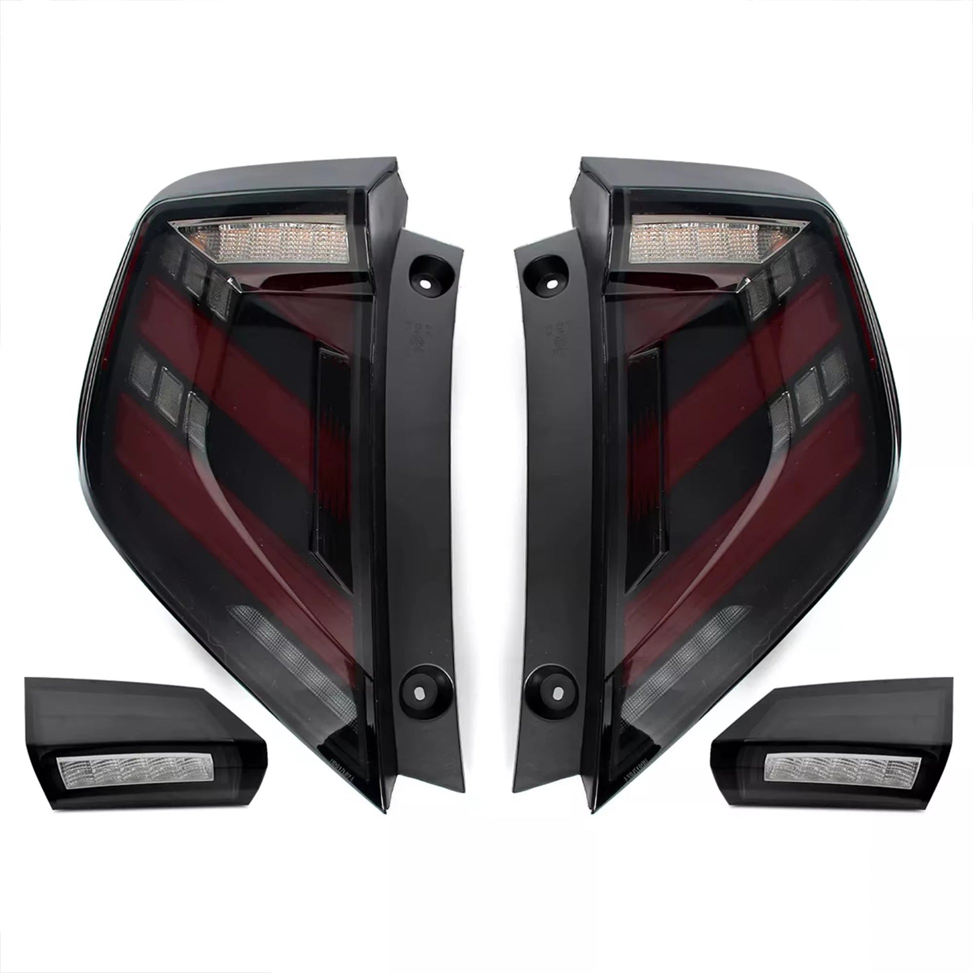 Honda Civic 10Th Gen X Hatchback FC FK 2016-2020 LED Tail Lamp with Sequential Turn Signal New Auto Parts 12V