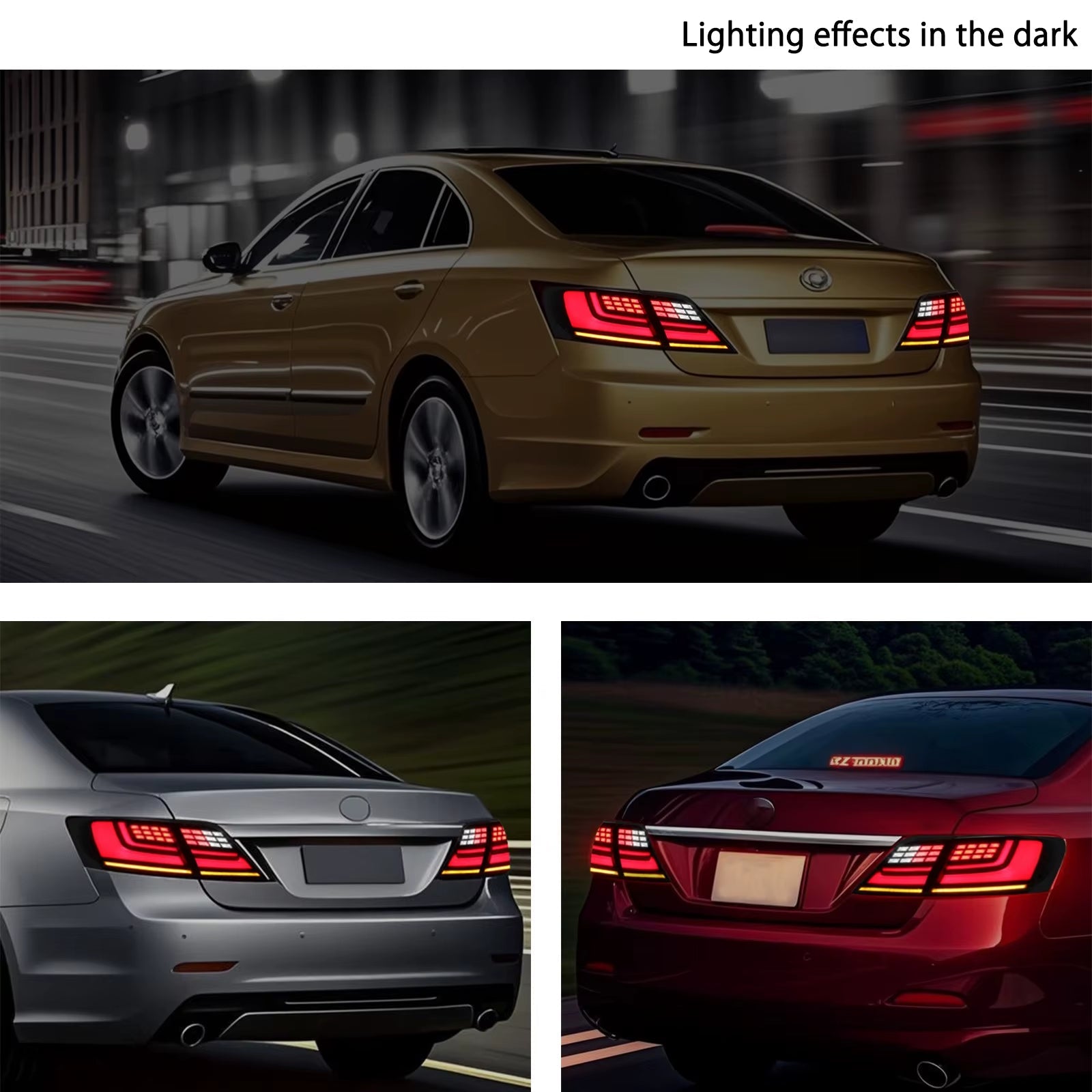2006-2014 LED Tail Lights for Toyota Camry Aurion Auto Parts New Condition 12V ABS Back Lamp