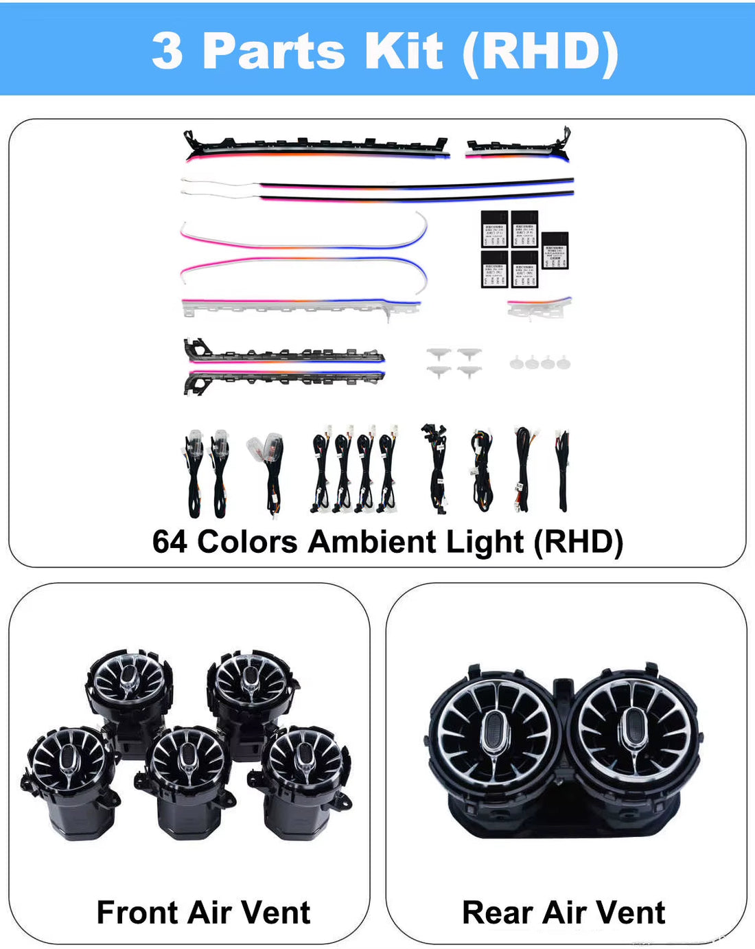 W177 W118 Ambient Light for Mercedes A-Class CLA 2020-2025