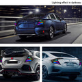 Honda Civic 10Th Gen X Hatchback FC FK 2016-2020 LED Tail Lamp with Sequential Turn Signal New Auto Parts 12V
