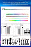 Lighting for Volkswagen VW Golf 2014-2020 7Th Gen Strip Accessories