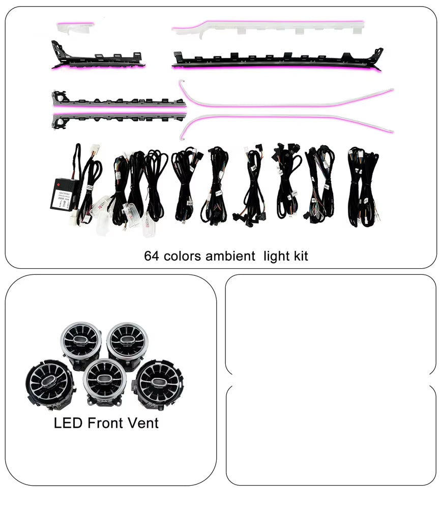 W177 Ambient Lighting Upgrade for Mercedes Benz a Class A200 A180