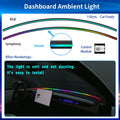 Dashboard Surrounding Ambient Light under Windscreen 150Cm Length Fit All Car Model Interior Light Accessories