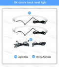 Icarsin Upgrade 64 Colors Ambient Light Air Vent for Mercedes-Benz A-Class W177 Interior Lighting System 2019 to 2023