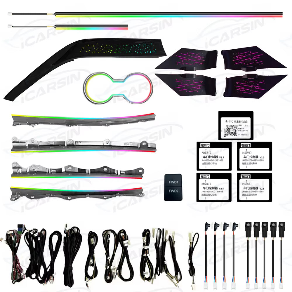 Ambient Lighting Upgrade Kit for Toyota Camry 8Th 2018 - 2023