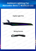 Ambient Lighting Passenger Trim Copilot for Mercedes Benz W205 C-Class X253 GLC Accessories