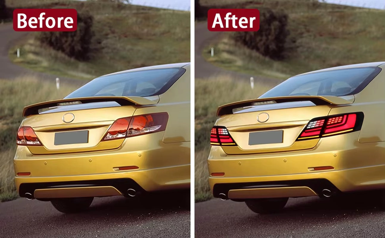 2006-2014 LED Tail Lights for Toyota Camry Aurion Auto Parts New Condition 12V ABS Back Lamp
