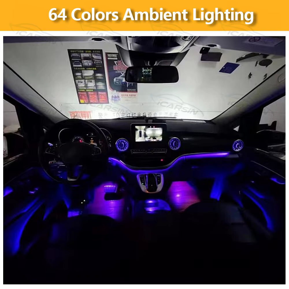 W447 Ambient Lighting for Mercedes Benz V Class 2016 to 2023 W447 Turbine Air Vent