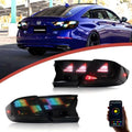 Digital RGB Tail Lights for Honda Accord Gen 10Th 18-22 with Starlight Running APP Tail Lamp