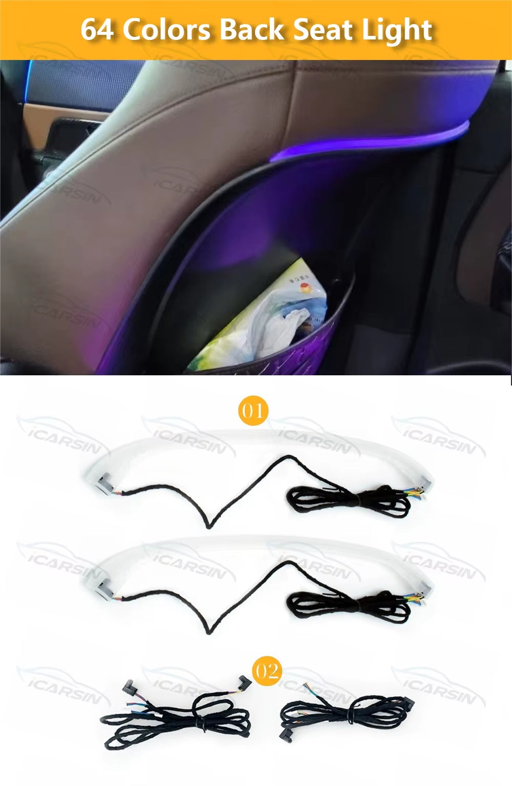 Lighting Upgrade Kit for W247 GLA GLB Class 2020-2023 H247 X247 Air Vent Light