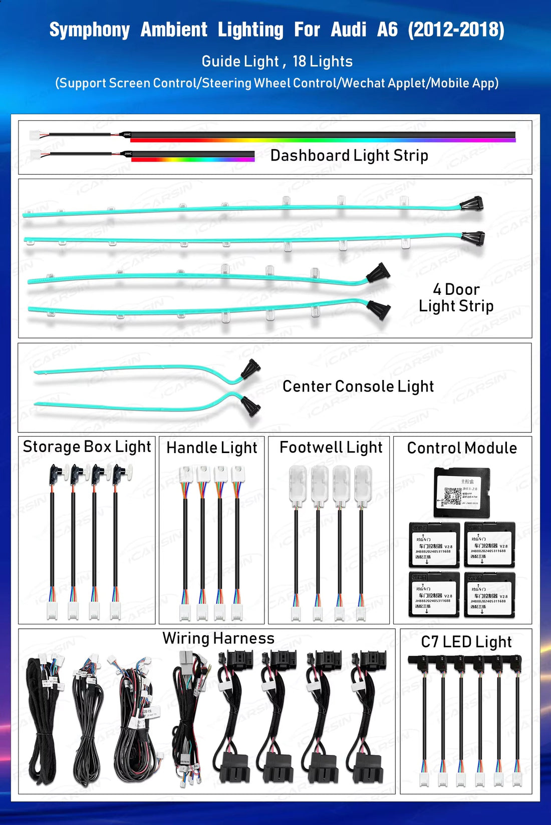Lighting Decoration for Audi A6 C7