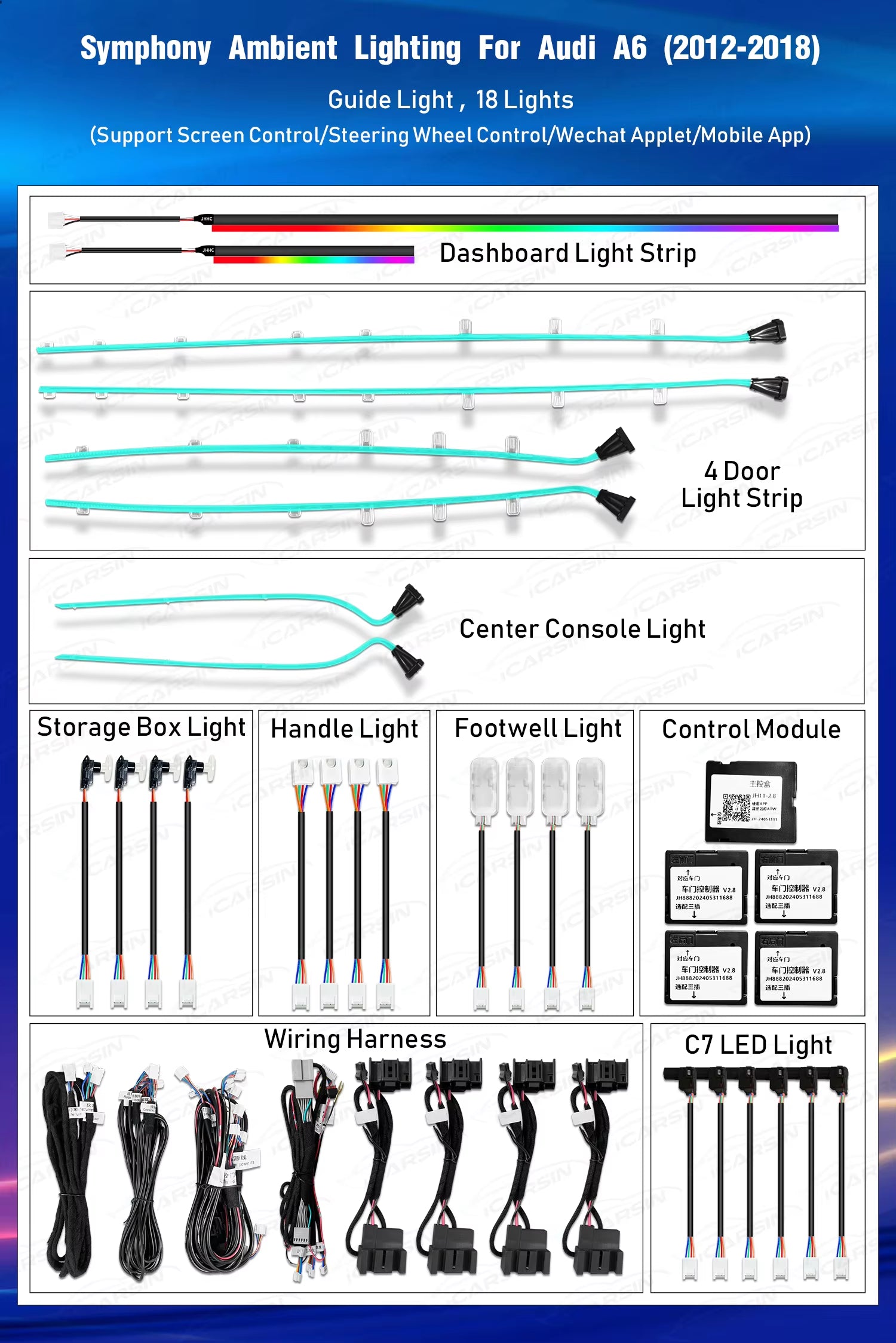 Lighting Decoration for Audi A6 C7