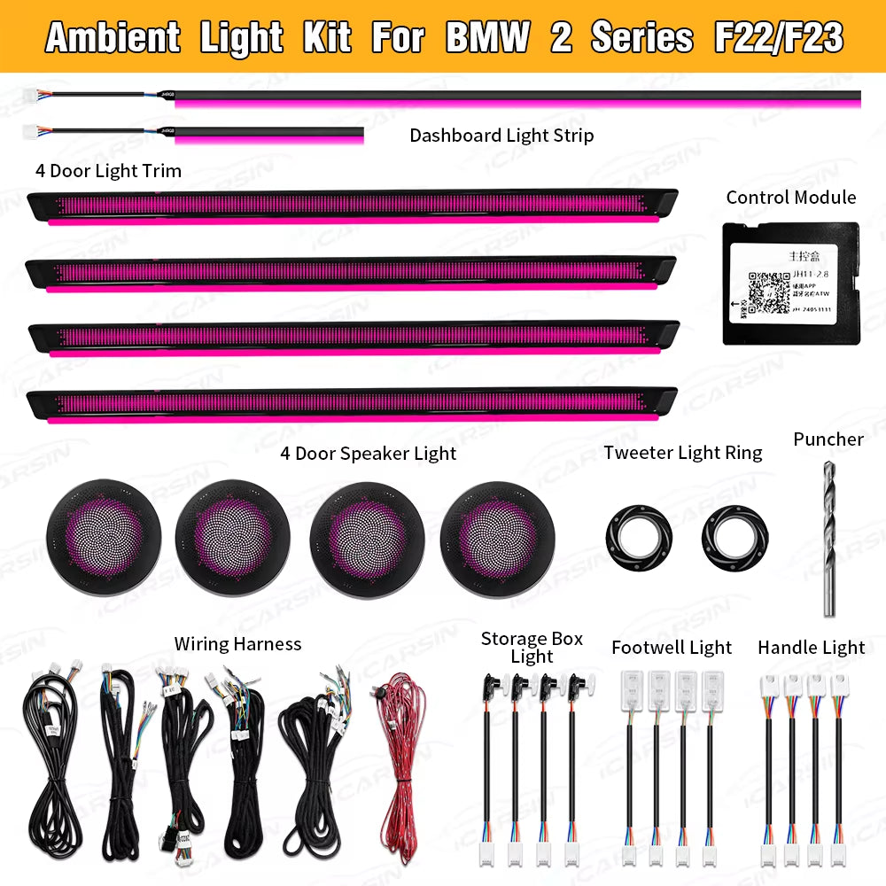 BMW 2 Series F22 F23 2014-2021 LED Lighting Trim Accessories