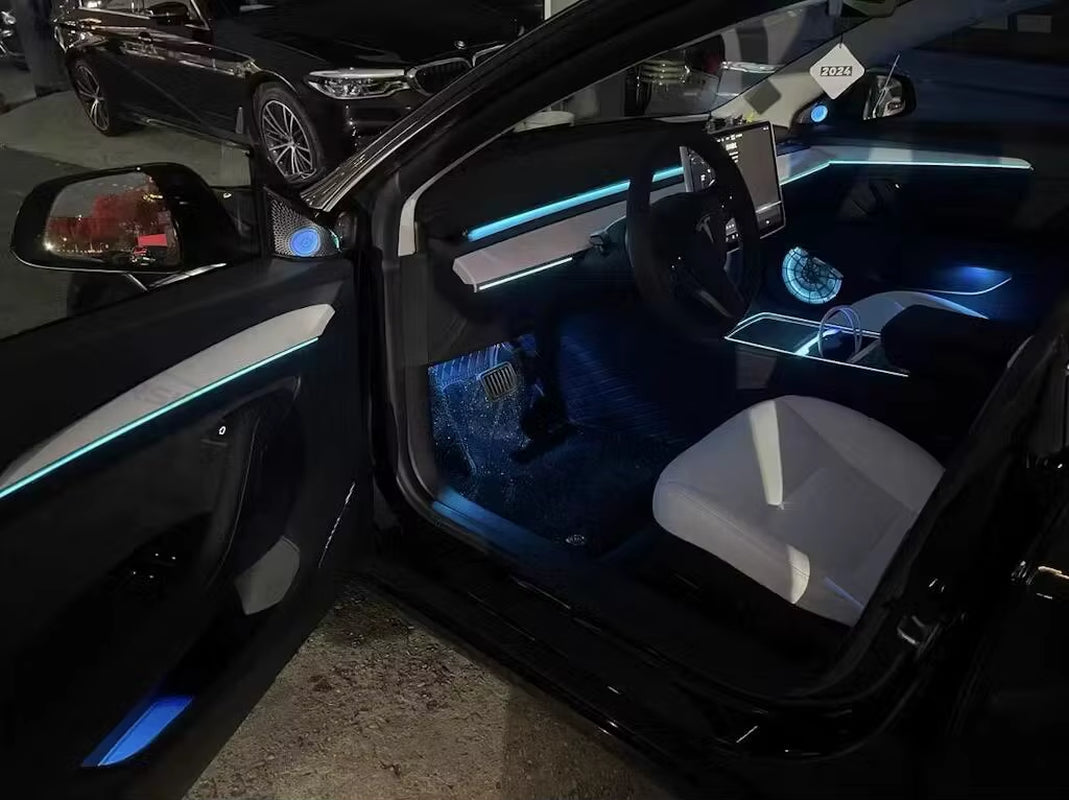 Upgrade 2021+ Model 3/Y Lighting with Rotary Tweeter Speaker