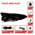 Digital RGB Tail Lights for Honda Accord Gen 10Th 18-22 with Starlight Running APP Tail Lamp