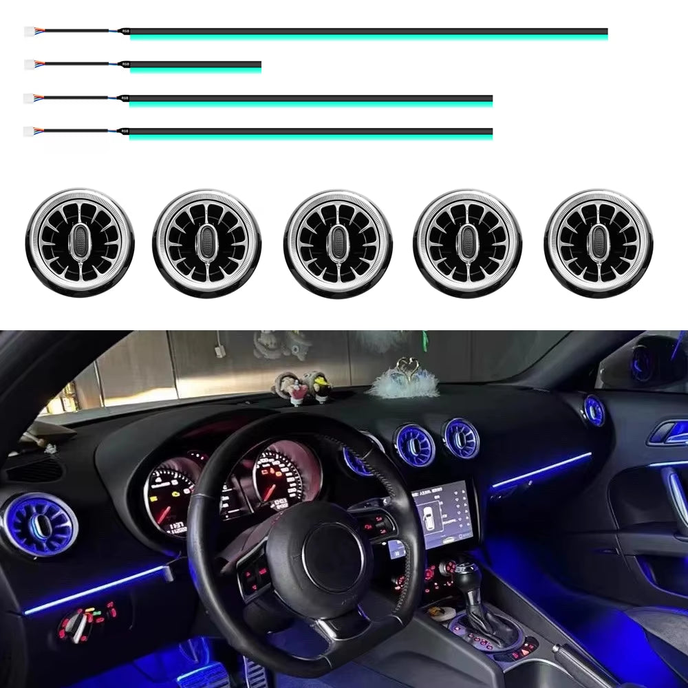 Ambient Lighting for Audi TT LED Turbine Air Vent Lights
