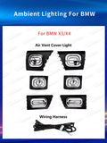 Ambient Lighting for BMW X3 X4 F25 F26 2010-2017 Air Vent Strip Accessories