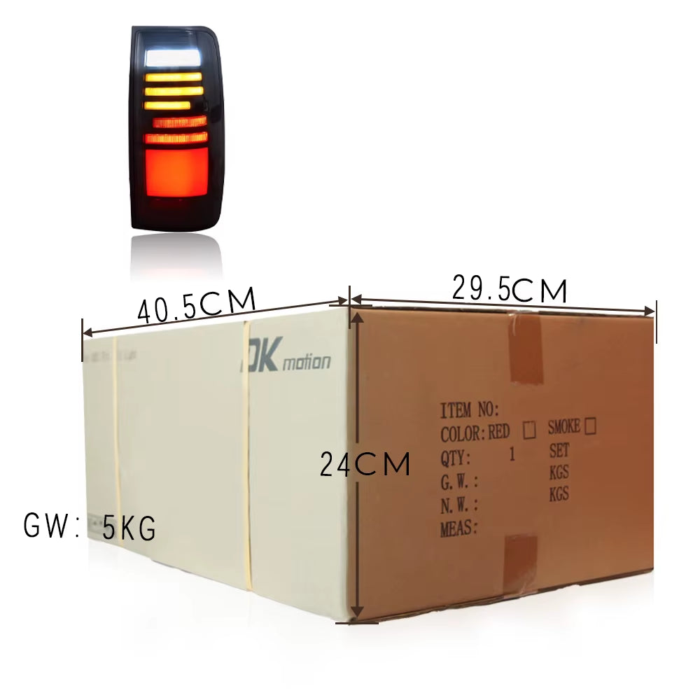 Toyota Land Cruiser 80 Series LC80 FJ80 FJ82 4X4 Offroad Led Tail Lamp Rear Lamps Taillights 1989 - 1997