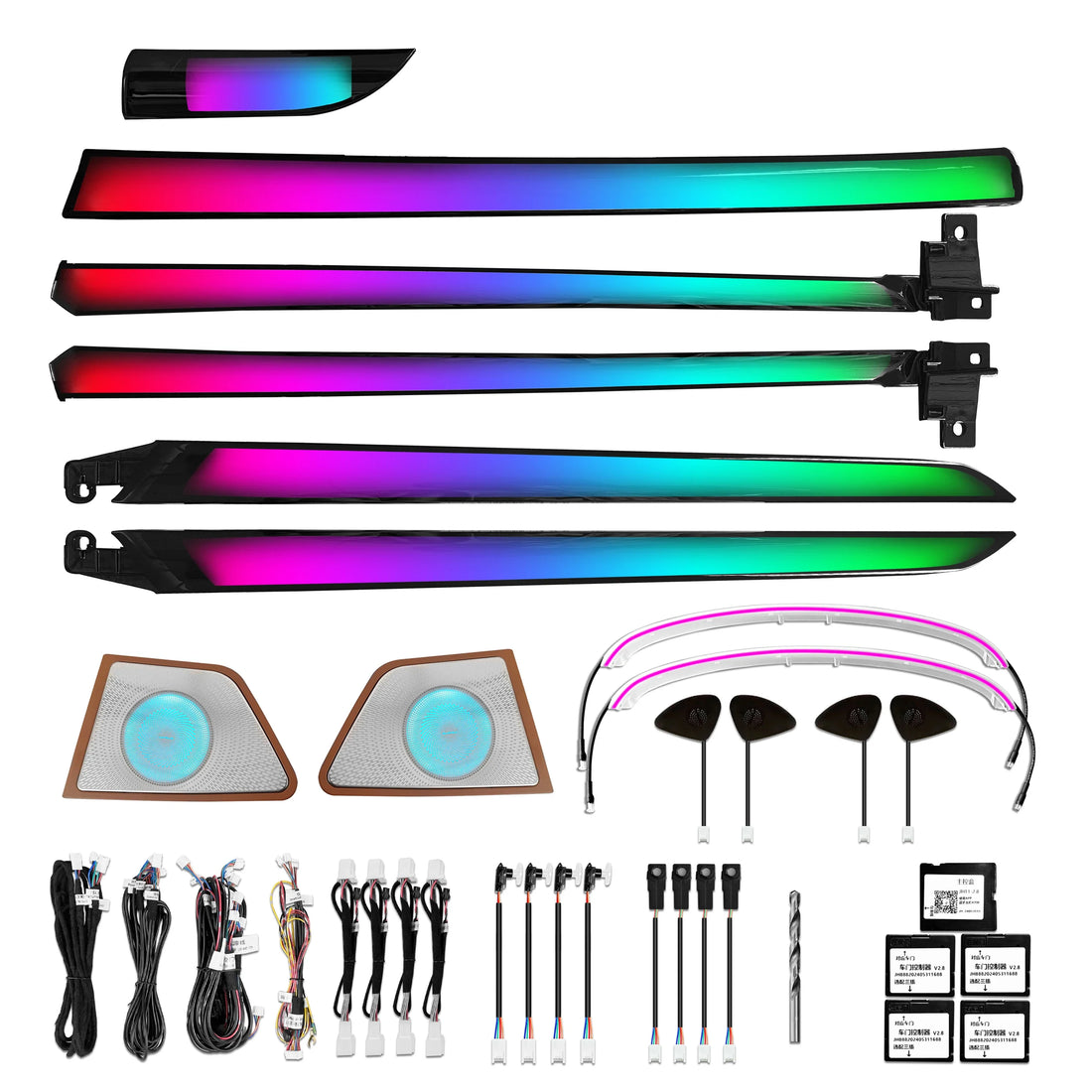 LEXUS ES 300H 350 Es300H 2018 - 2024 LED Trim Panel Accessories Kit