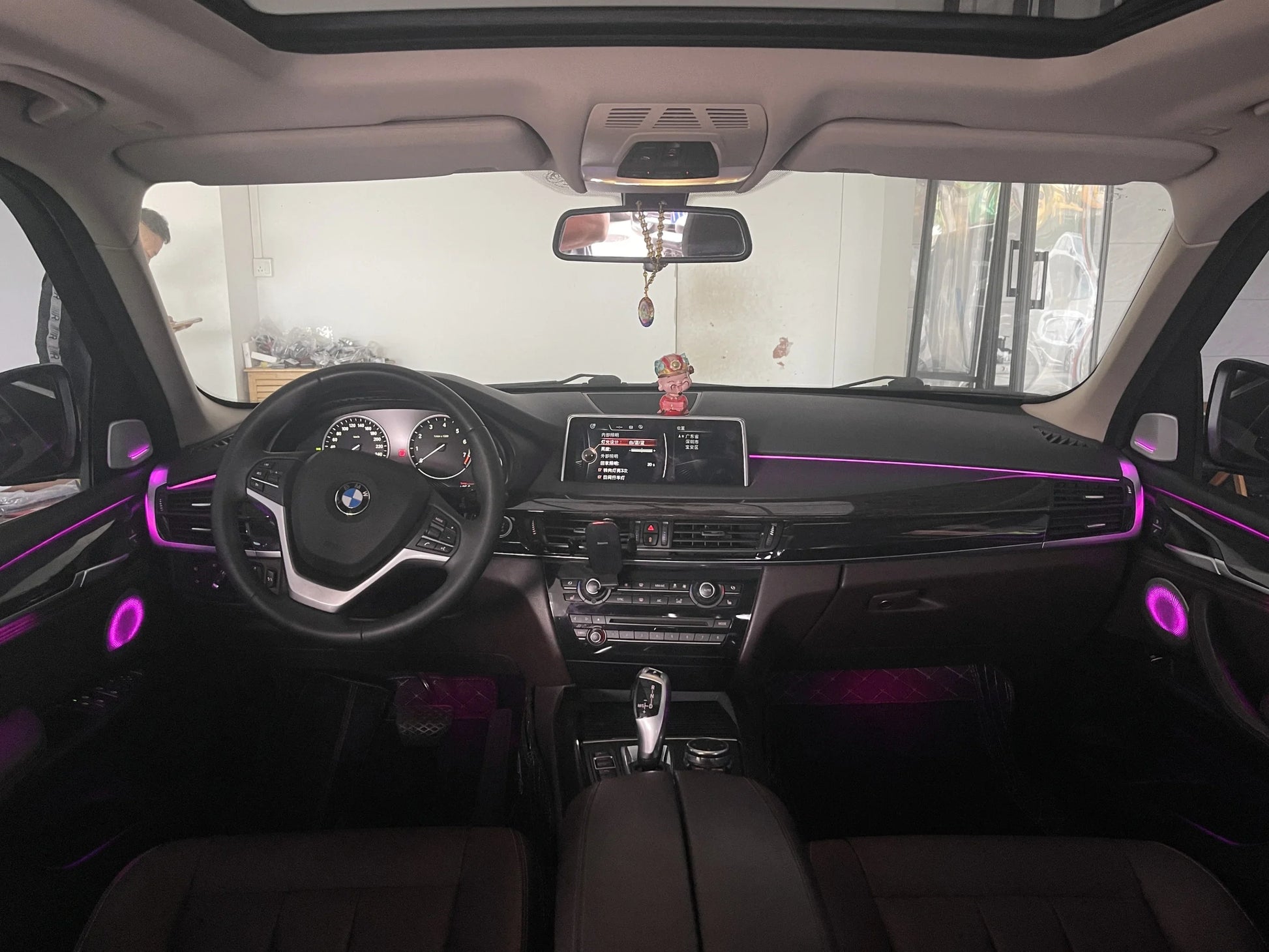 Lighting for BMW X5 X6 Interior LED Door Tweeter Speaker Cover