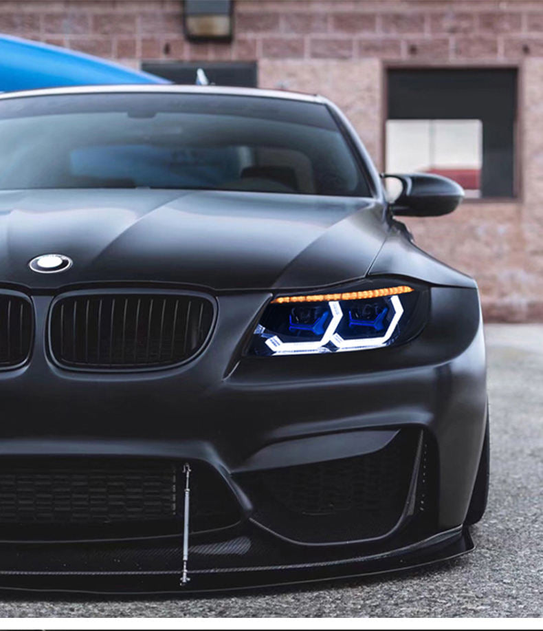 M4 Style Headlamp for 2005-2012 BMW E90 328i 335i 328xi 335d 335xi 4dr Sedan Accessories