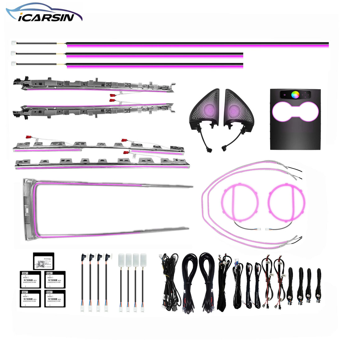 2021+ Model 3/Y Laser Carving Lighting Upgrade Kit for Tesla