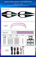 Ambient Lighting for Infiniti Q50 2013-2024