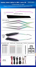 Ambient Lighting for BMW 3 Series G20 G21 2020-2024
