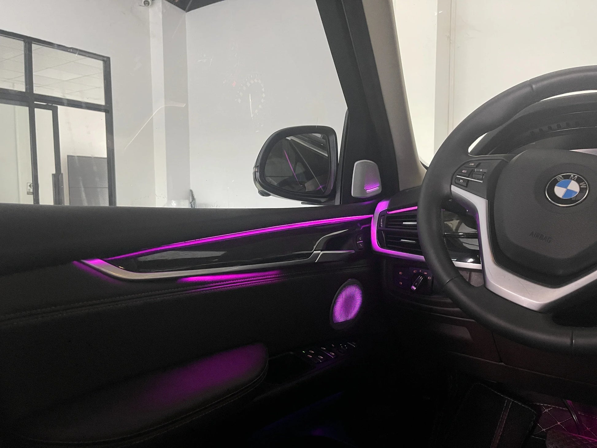 Lighting for BMW X5 X6 Interior LED Door Tweeter Speaker Cover