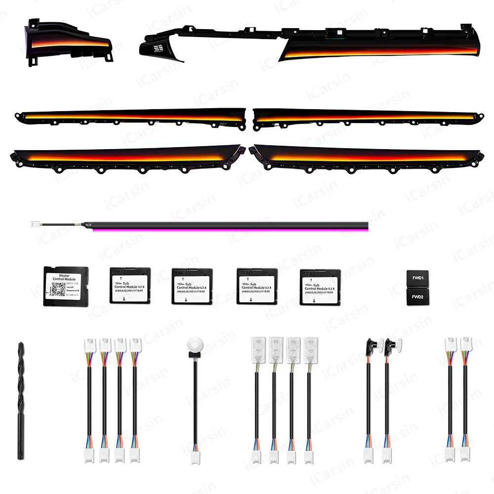 Interior Ambient Lighting for Honda Vezel/Hrv 2022-2025