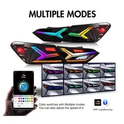 RGB LED Red Tail Lights Lamps