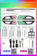 LED Ambient Lighting for Volvo S60/V60 2018-2025