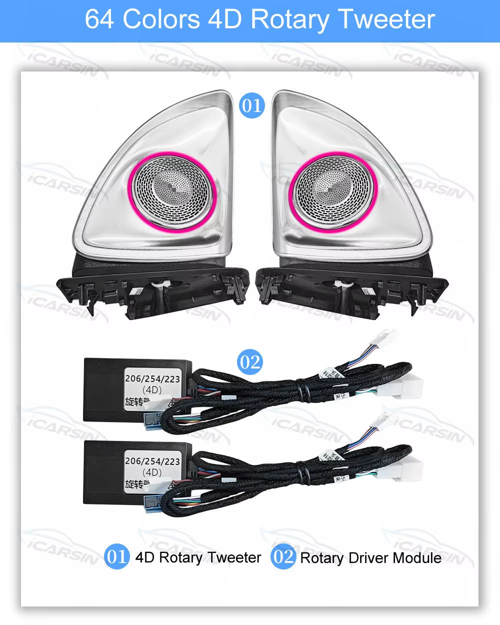 Ambient Lighting for Mercedes Benz S-Class W222 2014-2020