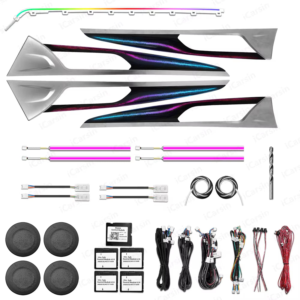 256 Colors Lighting for BMW X3 X4 G01 G02 2018-2024