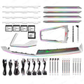 Light Decoration for Audi A3 2021-2024 Carbon Fiber Pattern Trim Accessories