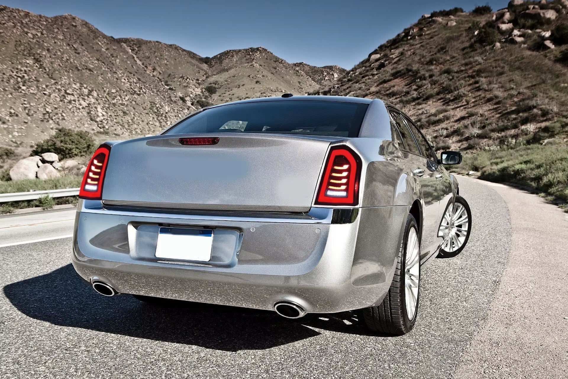 Chrysler 300C Full LED Tail Lights Rear Lamps with Clear Lens 2011 2012 2013 2014