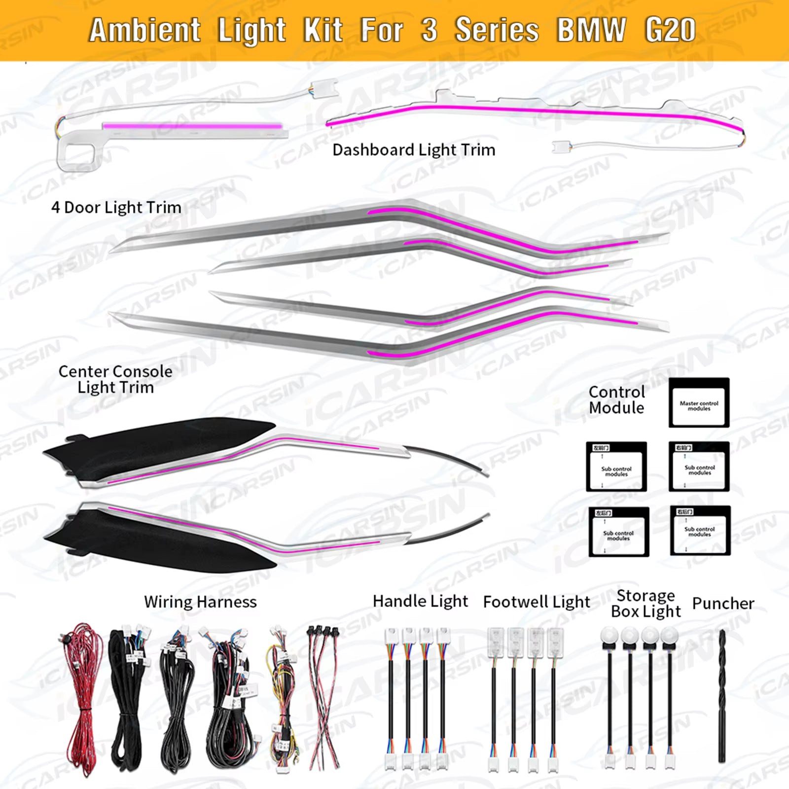 Lighting Upgrade Kit for BMW 3 Series G20 2023 M340I 330I 320I