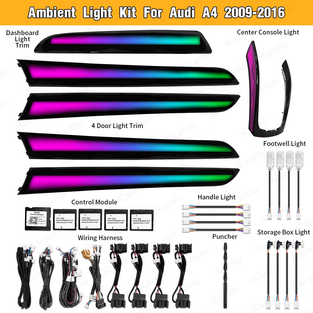 Ambient Light for Audi A4 B8 2009 - 2016