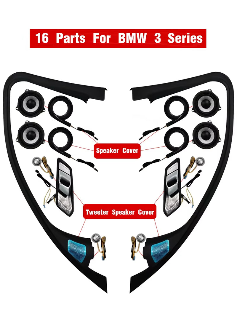 16 Parts Kit for BMW 3 Series G20 G28 2020-2025 Atmosphere Strip Accessories