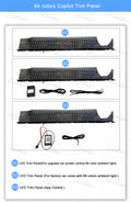Icarsin Upgrade 64 Colors Ambient Light Air Vent for Mercedes-Benz A-Class W177 Interior Lighting System 2019 to 2023