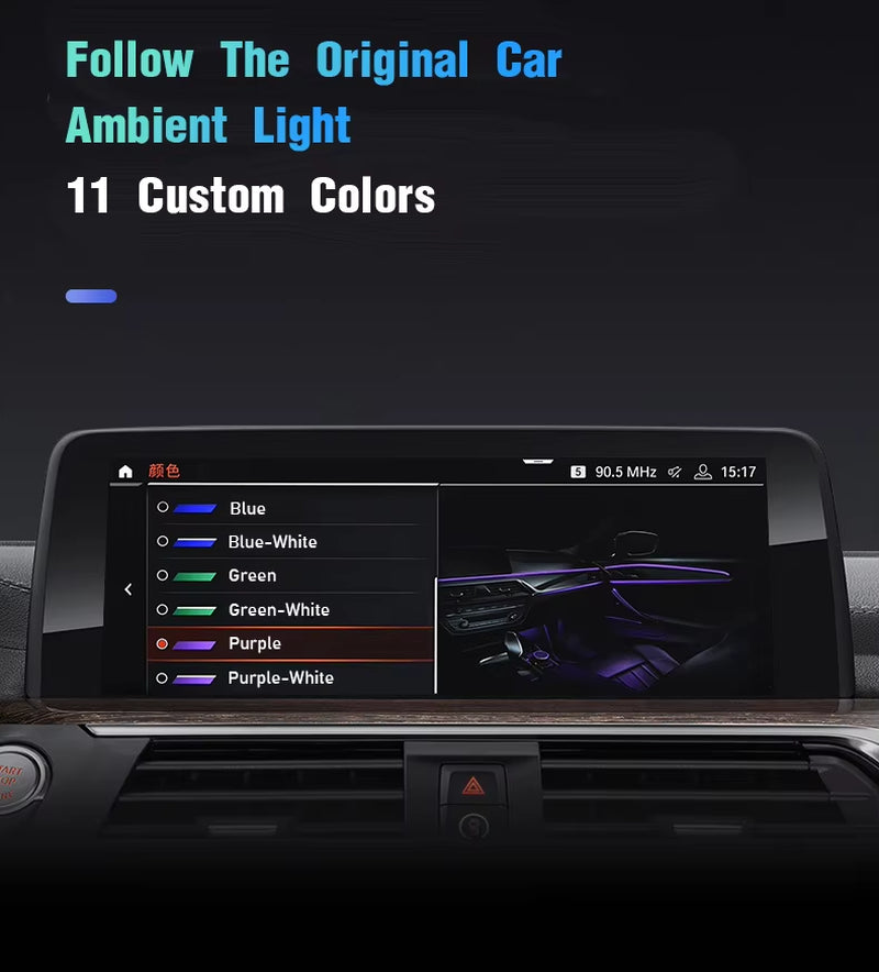 G01 G02 Ambient Lighting Upgrade Kit for BMW X3 X4 2018 - 2023
