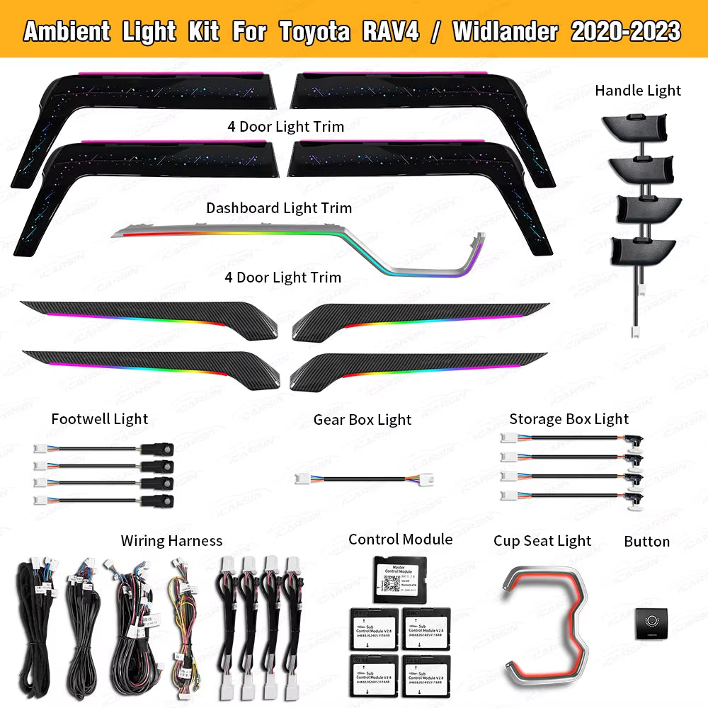 Ambient Light for Toyota RAV4 2019-2024