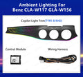 Ambient Lighting for Mercedes Benz CLA W117 GLA W156 X156